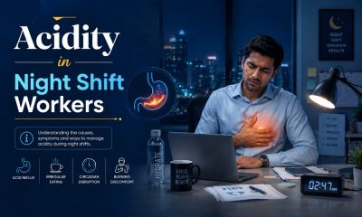 acidity in night shift workers