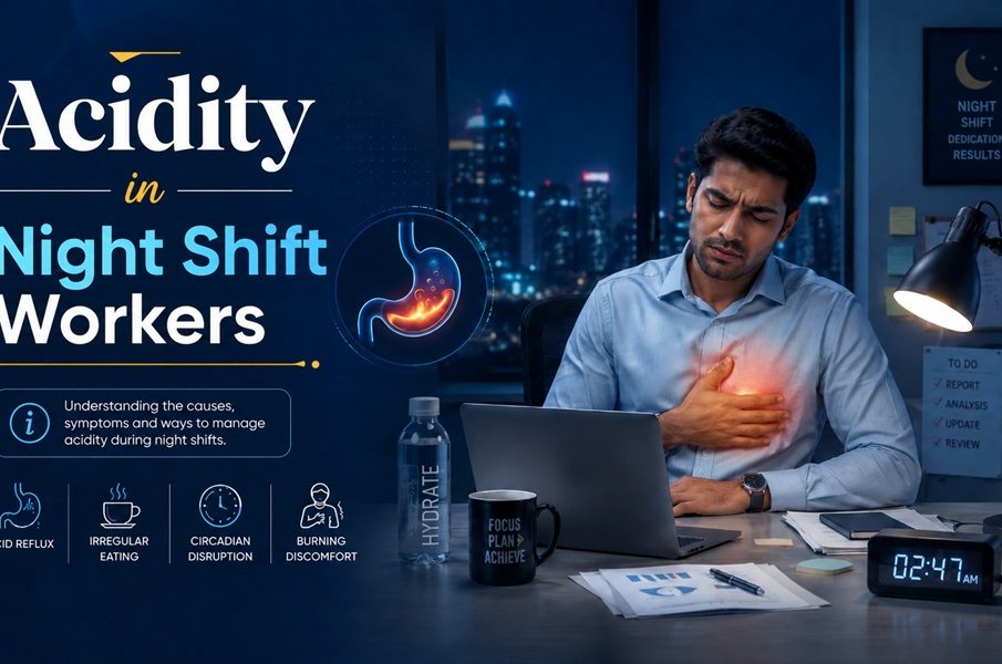 acidity in night shift workers